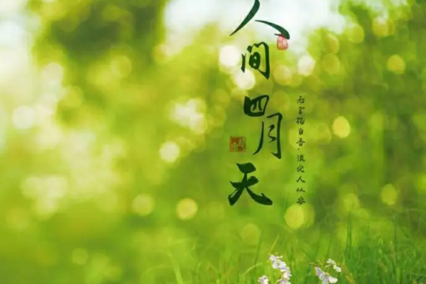 最美人间四月天诗歌原文