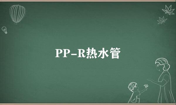 PP-R热水管