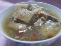 榴莲壳炖鸡的做法