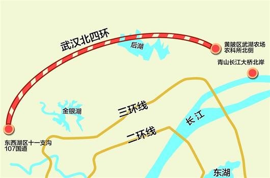 武汉四环线的线路介绍