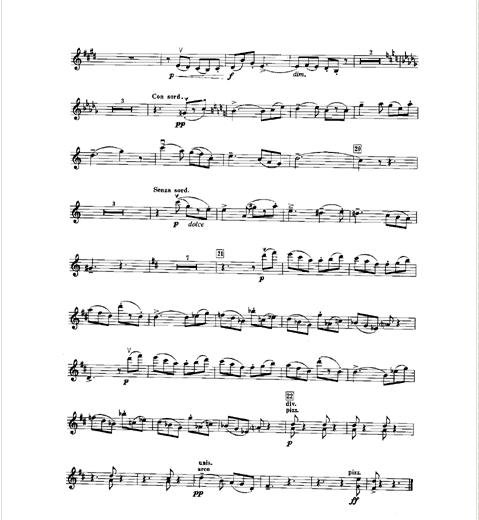 罗密欧与朱丽叶小提琴曲谱