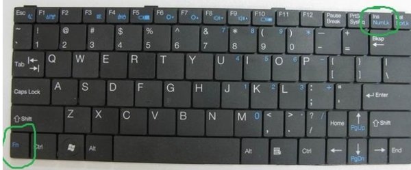 台式电脑键盘字母上面的数字键不能用怎么办 注意是字母上面的，不是小键盘！