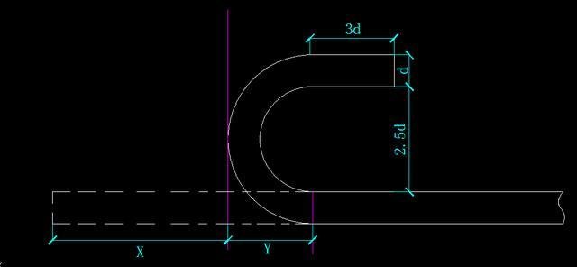 钢筋弯钩长度怎样计算？？？