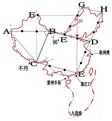如何快速绘画中国地图