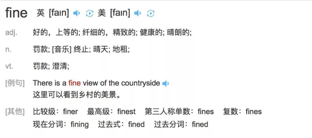to be fine的中文翻译