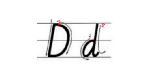d字笔顺是什么？
