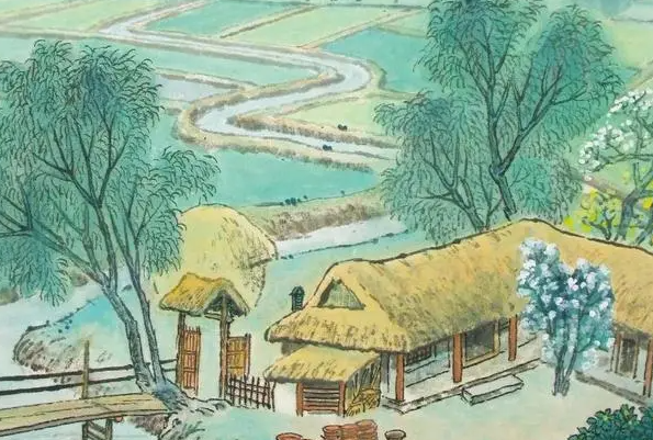 两山排闼送青来什么意思