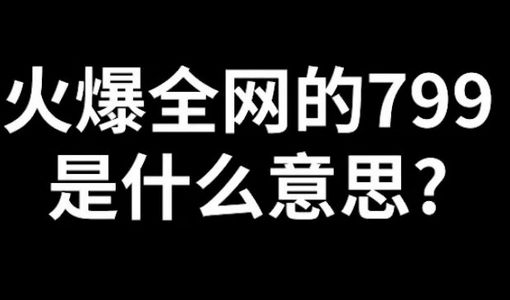 799什么梗？