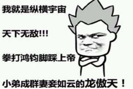 没人能拒绝我龙傲天是什么梗