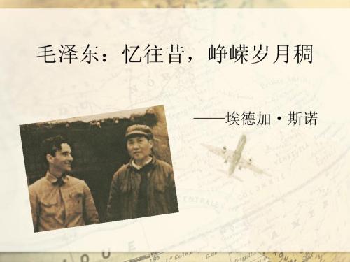 忆往昔峥嵘，岁月稠是什么意思？