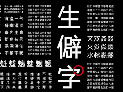 生僻字的读音？！