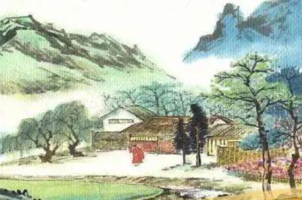 两山排闼送青来什么意思