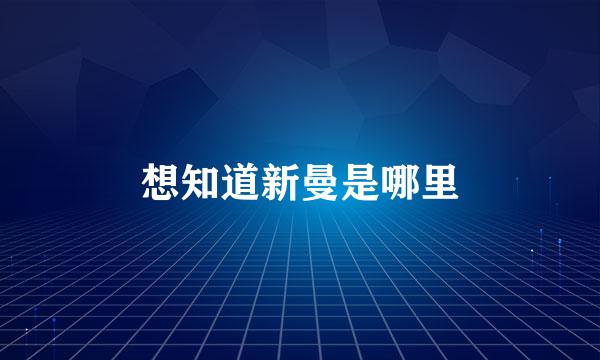 想知道新曼是哪里