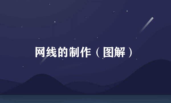 网线的制作（图解）