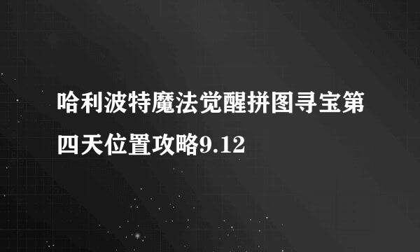 哈利波特魔法觉醒拼图寻宝第四天位置攻略9.12
