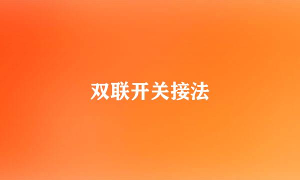 双联开关接法