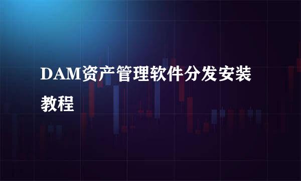 DAM资产管理软件分发安装教程
