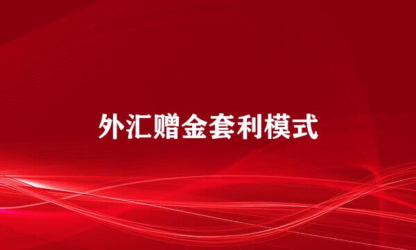 外汇赠金套利模式