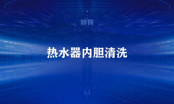 热水器内胆清洗
