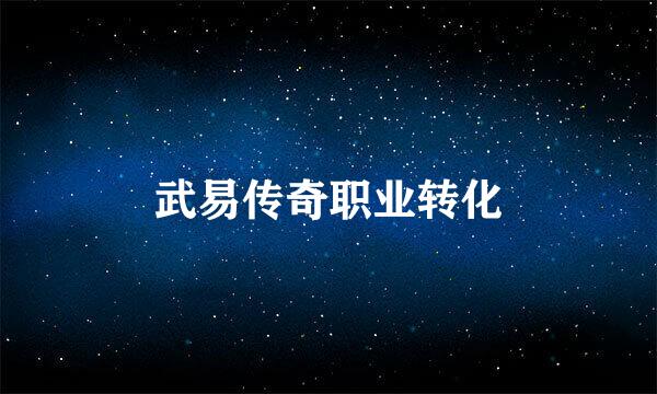 武易传奇职业转化