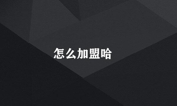 怎么加盟哈啰