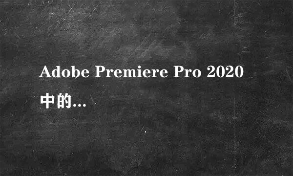 Adobe Premiere Pro 2020中的快捷键使用大全(1)