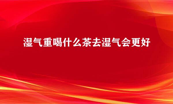 湿气重喝什么茶去湿气会更好