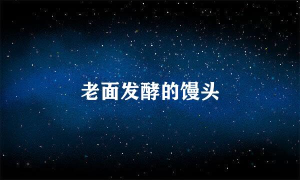 老面发酵的馒头