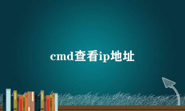 cmd查看ip地址