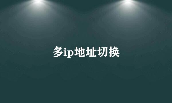 多ip地址切换