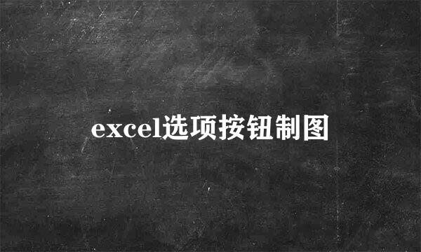 excel选项按钮制图