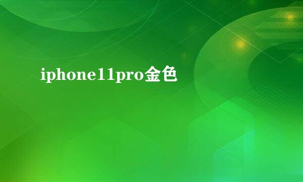 iphone11pro金色