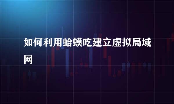 如何利用蛤蟆吃建立虚拟局域网