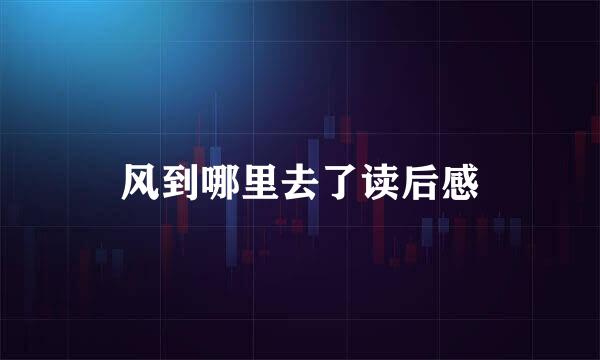 风到哪里去了读后感