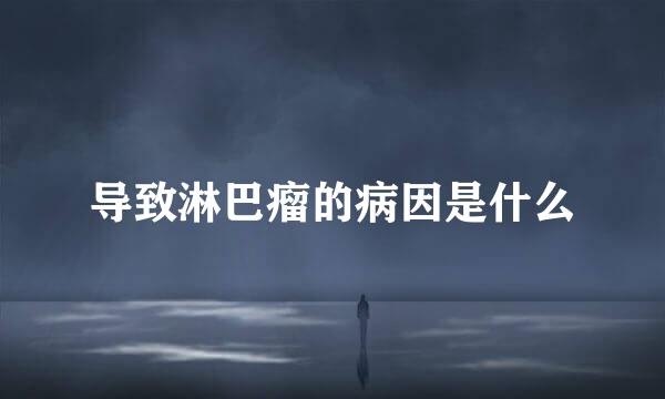 导致淋巴瘤的病因是什么