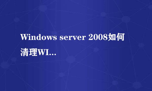Windows server 2008如何清理WINS服务器数据库