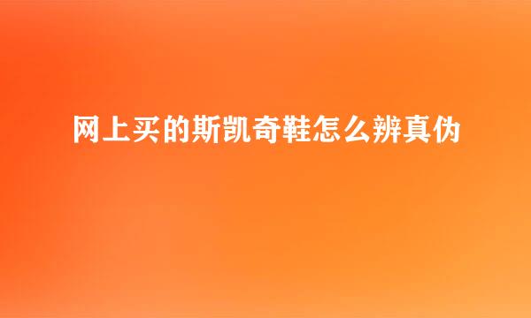 网上买的斯凯奇鞋怎么辨真伪