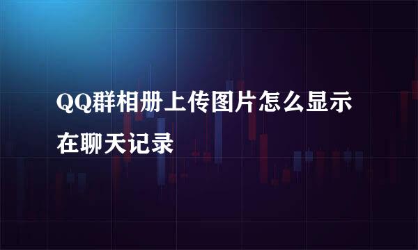 QQ群相册上传图片怎么显示在聊天记录