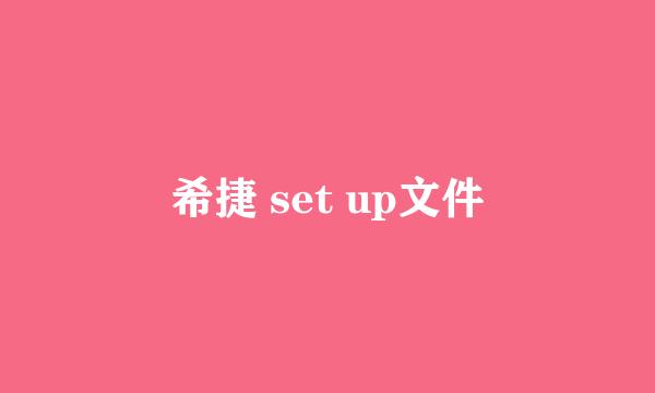 希捷 set up文件