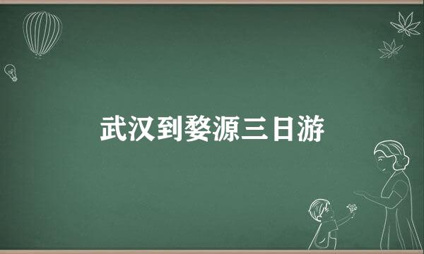 武汉到婺源三日游
